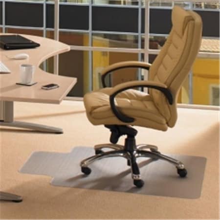 Floortex Floortex Cleartex 319226LV Computex Anti-Static Advantagemat Pvc Rectangular Lipped Chair Mat For Standard Pile Carpets 0.38 In.; Clear 36 X 48 In. 319226LV